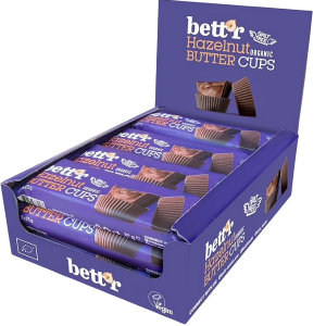 Better Avellana Butter Cups Distribuidor vegano Proveedor Taula Verda Amazing Foods Barcelona Espana