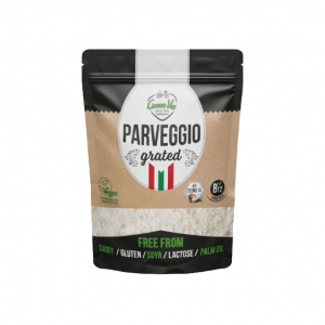 Queso Parveggio Grated Parmesano Rallado Green Vie Plant Based Distribuidor proveedor Taula Verda Barcelona Espana