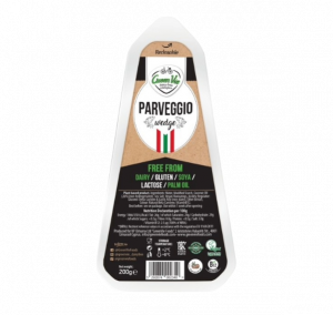 Queso Parveggio Parmesano Green Vie Plant Based Distribuidor proveedor Taula Verda Barcelona Espana