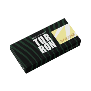 Turron Estilo Raffaello Chocolate Blanco Coco Rallado y Almendra Cuvo Plant Based Distribuidor proveedor Taula Verda Barcelona Espana