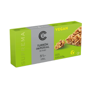 Turron Imperial De Nueces Castillo De Jijona Plant Based Distribuidor proveedor Taula Verda Barcelona Espana