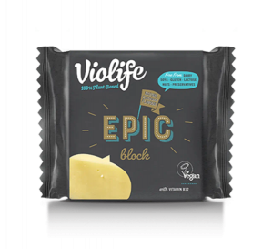 Bloque Epic Nature Sabor Cheddar Violife Plant Based Distribuidor proveedor Taula Verda Barcelona España