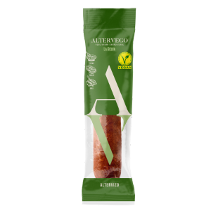 Chorizo en barra vegano altervizo altervego Distribuidor Proveedor Distribuidor vegano Taula Verda vegana Amazing Foods Espana Barcelona