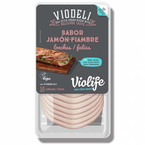 Viodeli Violife Lonchas Sabor Jamon Distribuidor Proveedor Distribuidor vegano Taula Verda vegana Amazing Foods Espana Barcelona