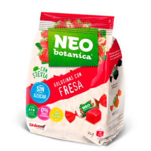 Mostrando 80 de 534 elementos de medios Cargar más Detalles del adjunto Golosinas Neo Botanica Stevia Fresa Distribuidor Proveedor Al por mayor Wholesale Taula Verda Amazing Foods