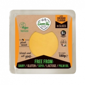 Lonchas Slices Queso Cheddar 180g Green Vie Distribuidor Proveedor Al por mayor Wholesale Taula Verda Amazing Foods Barcelona Espana