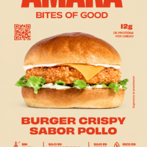 burger crispy estilo pollo - 2x110g amara