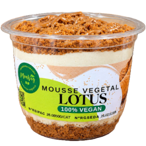 Copa Mousse de Lotus Monveg Distribuidor Proveedor Al por mayor Wholesale Taula Verda Amazing Foods