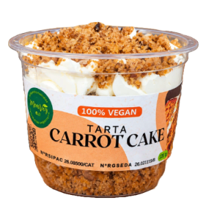 tarta carrot cake - monveg 125grs