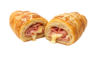 Croissant Mixto Jamon Queso Vegano Monveg Plant Based Distribuidor proveedor Taula Verda Barcelona Espana