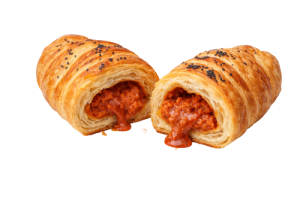 Croissant Red Sobrasada Vegano Monveg Plant Based Distribuidor proveedor Taula Verda Barcelona Espana 2