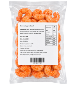 Gambas Sin Gluten Sun Rose Distribuidor Proveedor Al por mayor Wholesale Taula Verda Amazing Foods Barcelona Espana